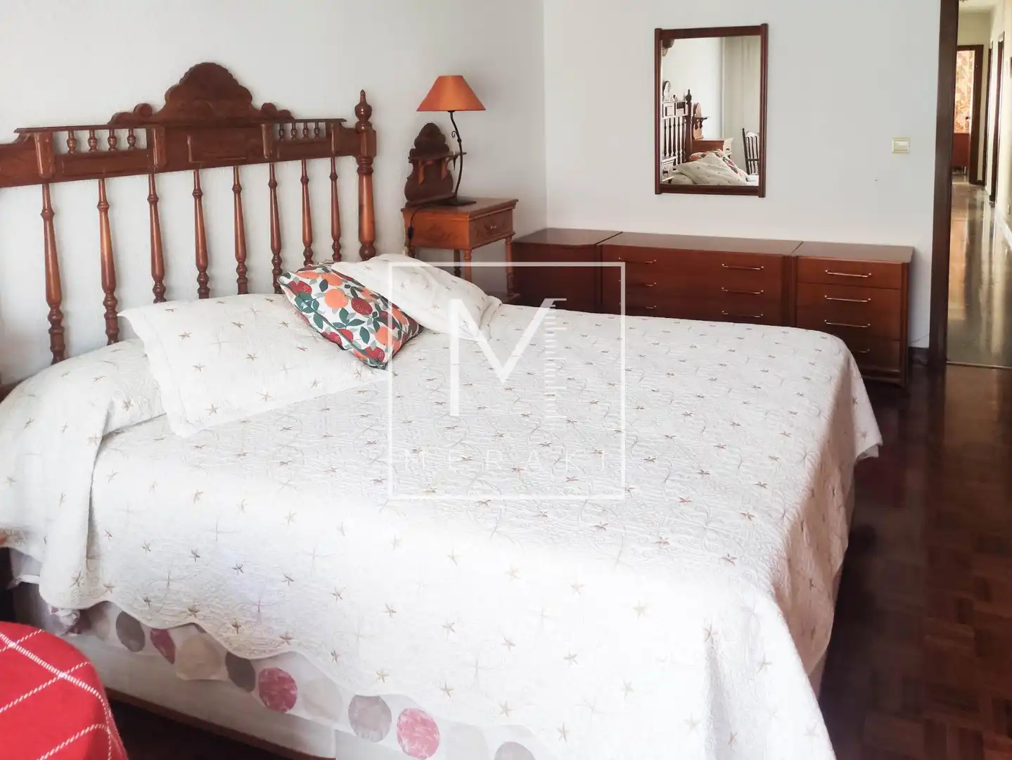 Schlafzimmer von Wohnung zur Miete in Albacete mit Klimaanlage, Heizung und Terrasse