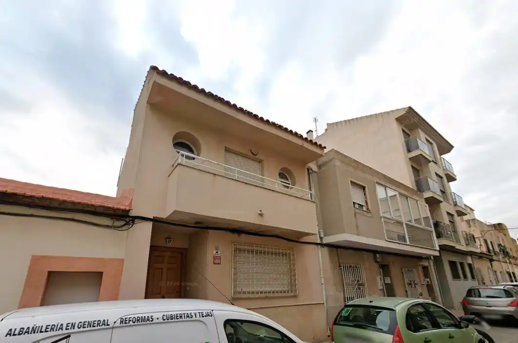 Vista exterior de Casa adosada en venda en Murcia