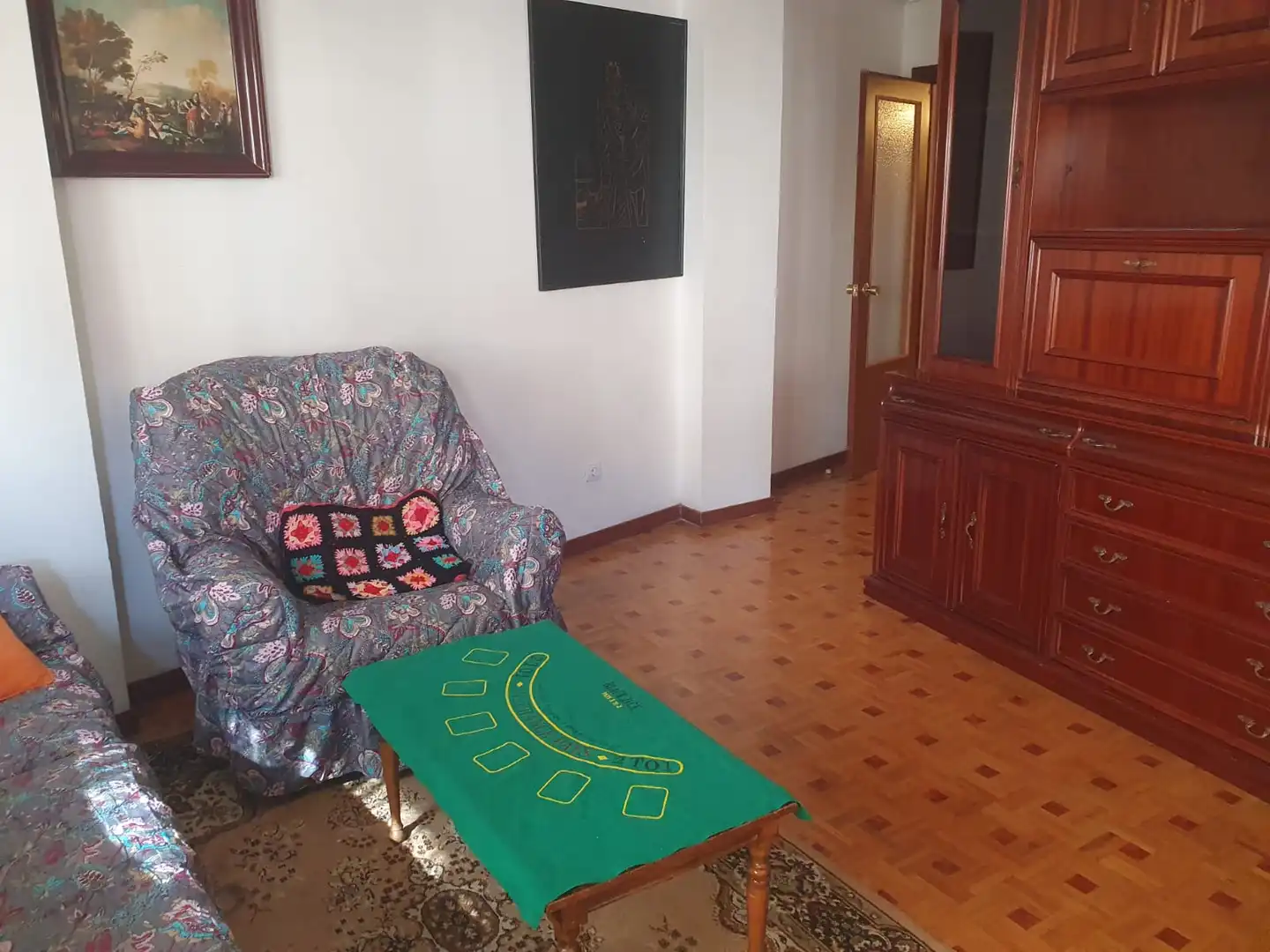 Wohnzimmer von Wohnung zum Verkauf in León Capital  mit Heizung, Parkett und Terrasse