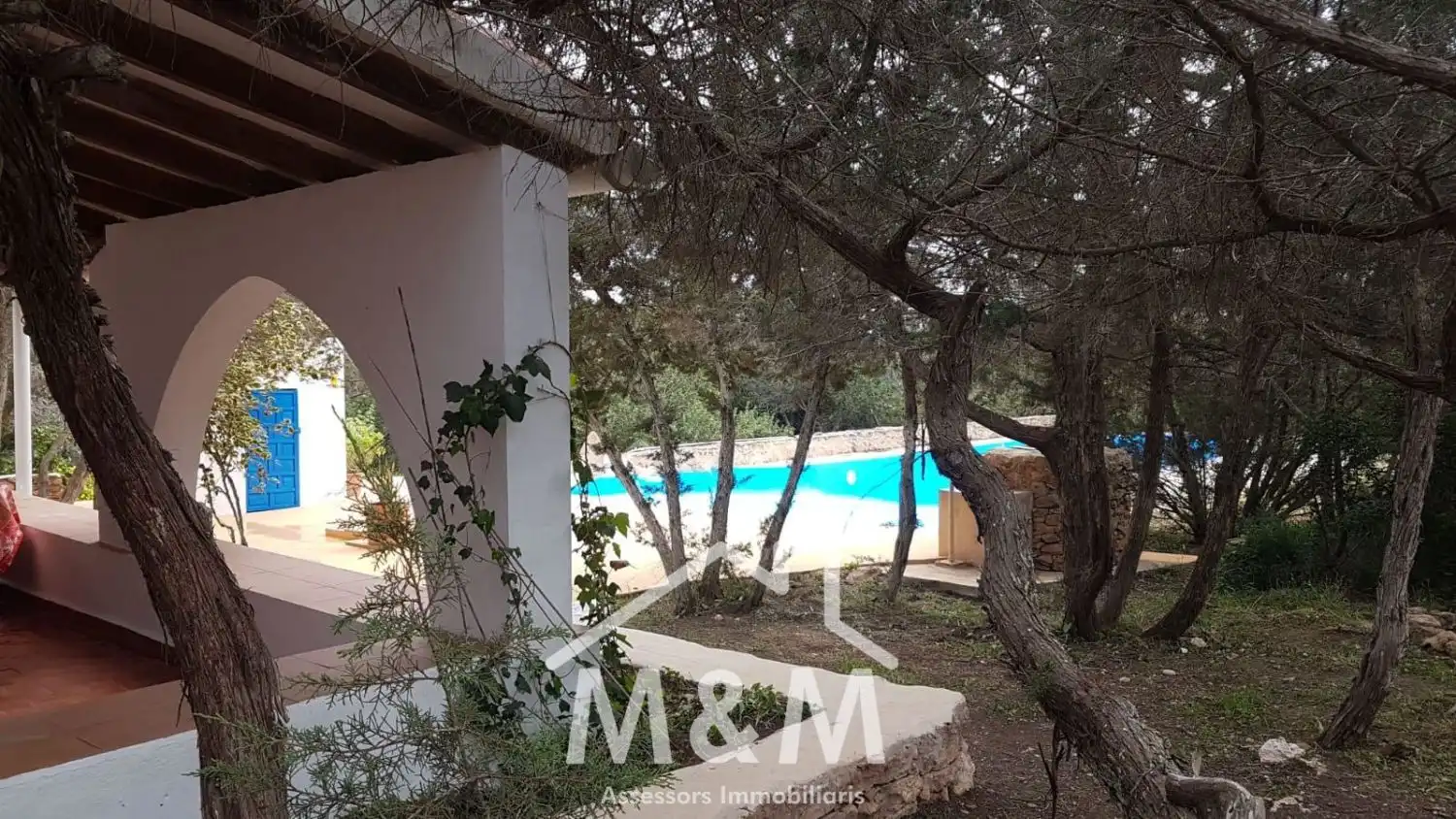 Jardín de Casa o chalet de alquiler en Formentera con Piscina