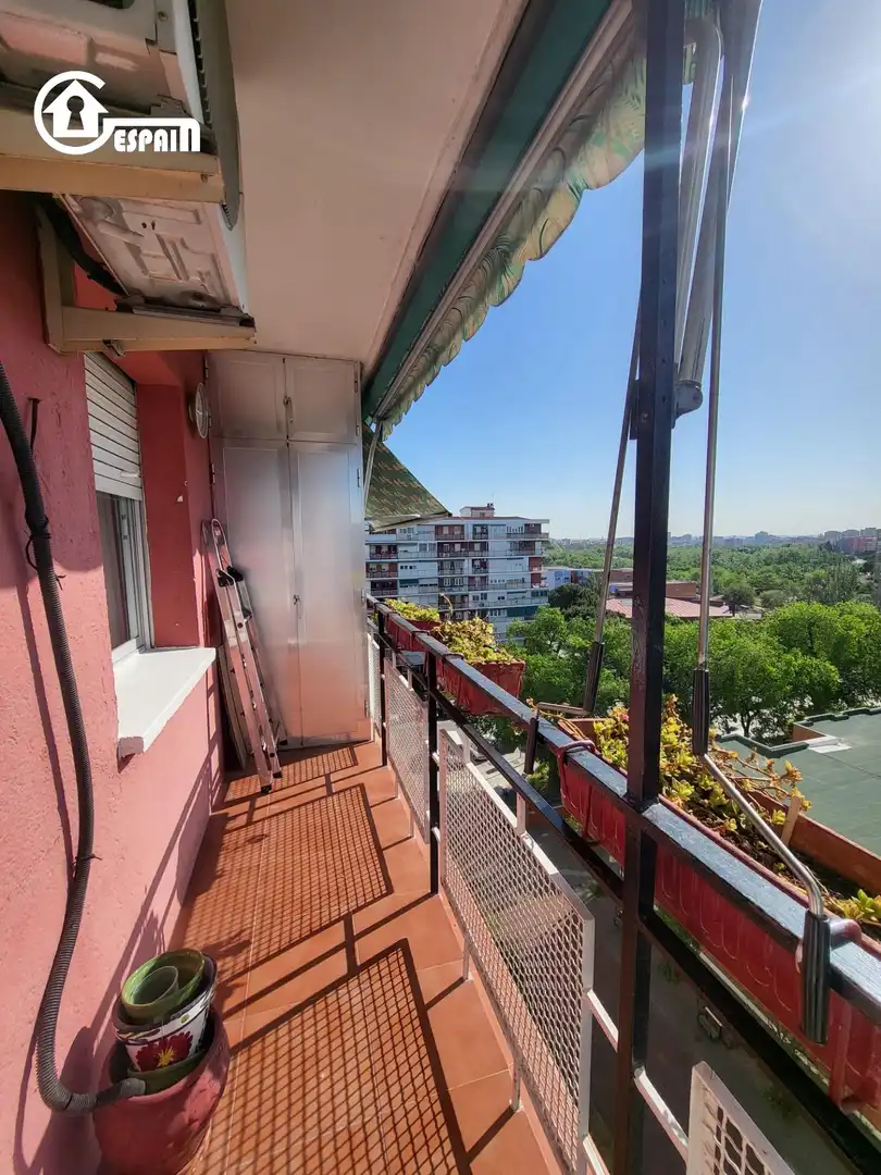 Terrasse von Wohnung zum Verkauf in Madrid mit Heizung, Terrasse und Möbliert