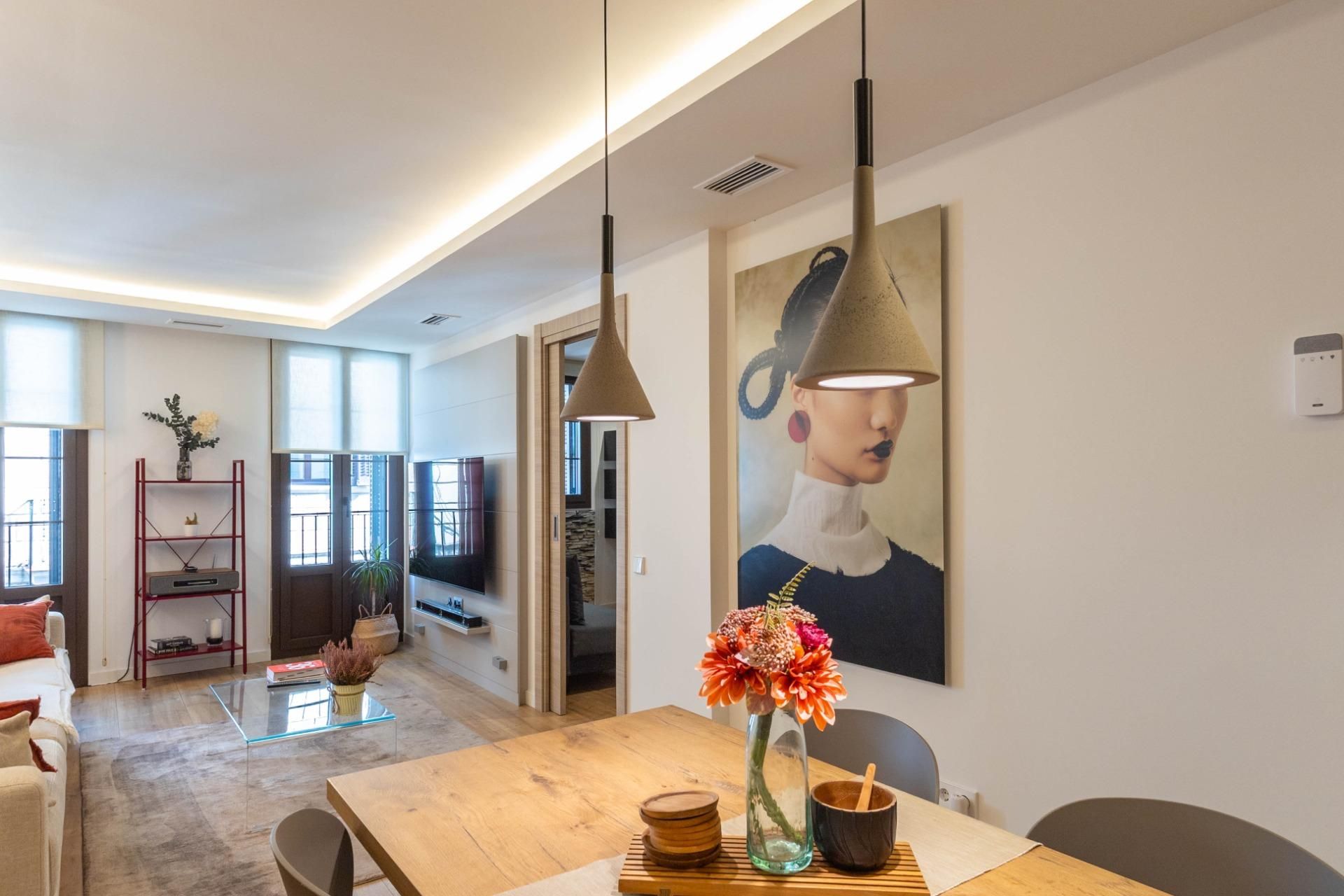 Dining room of Flat for sale in  Barcelona Capital  with Air Conditioner, Heating and Parquet flooring