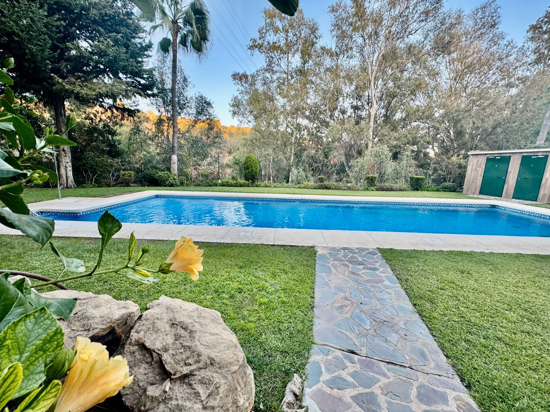 Swimming pool of Flat for sale in Mijas  with Terrace, Storage room and Community pool