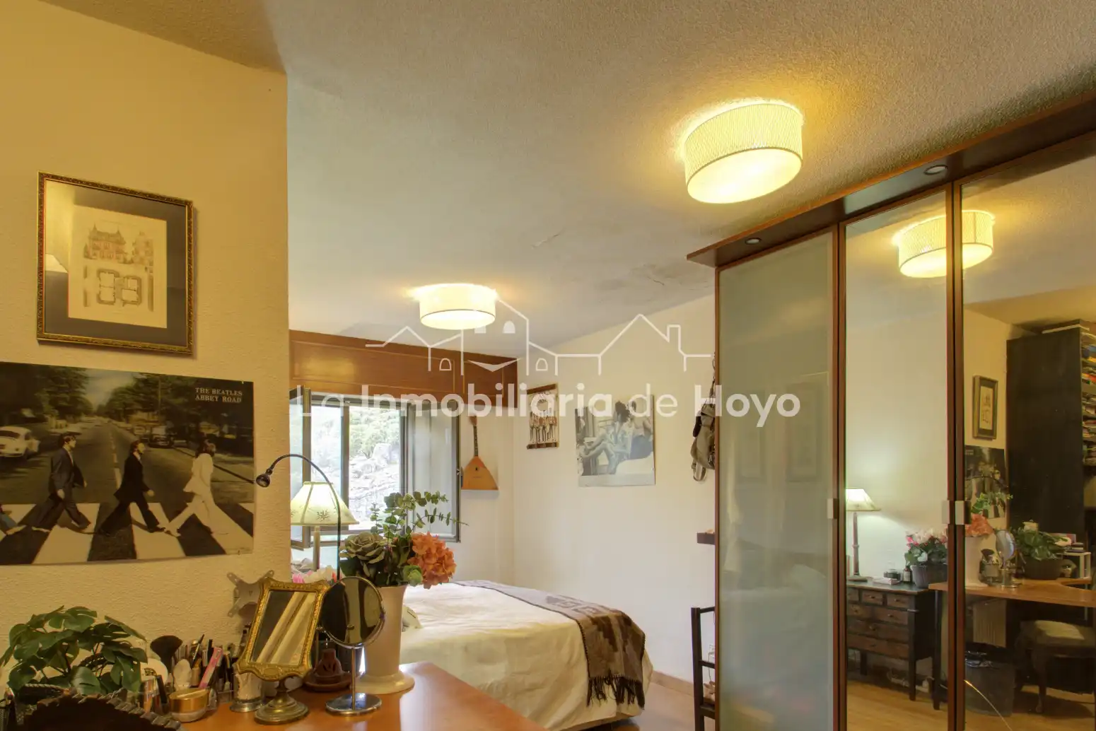 Schlafzimmer von Wohnung zum Verkauf in Hoyo de Manzanares mit Heizung, Privatgarten und Abstellraum