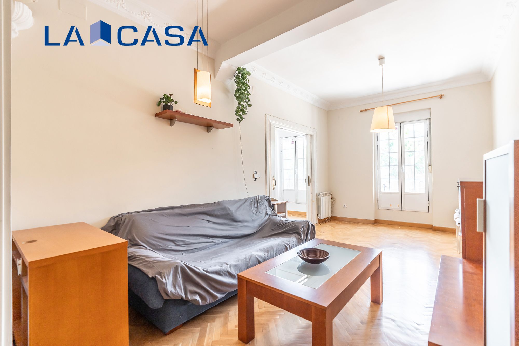 Sala de estar de Piso en venta en  Madrid Capital con Calefacción y Balcón