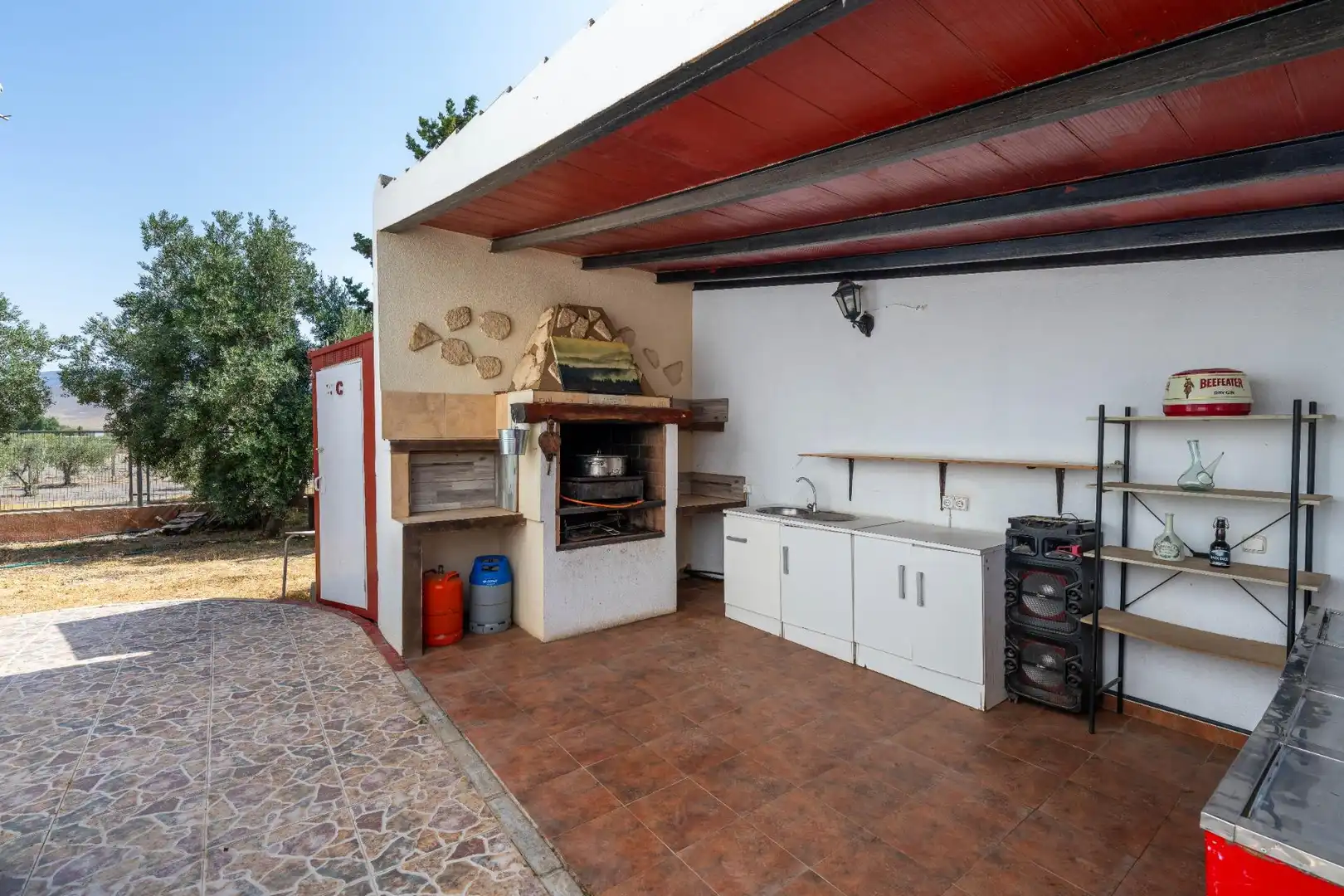 Cocina de Finca rústica en venta en Tabernas con Aire acondicionado, Jardín privado y Piscina