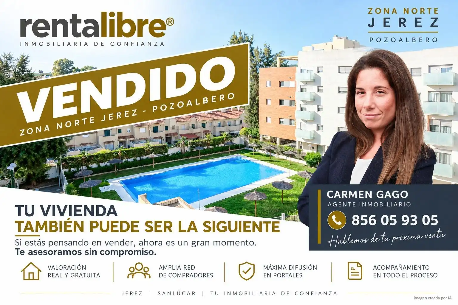 Wohnung mit Pool zum Verkauf in Calle SENECA