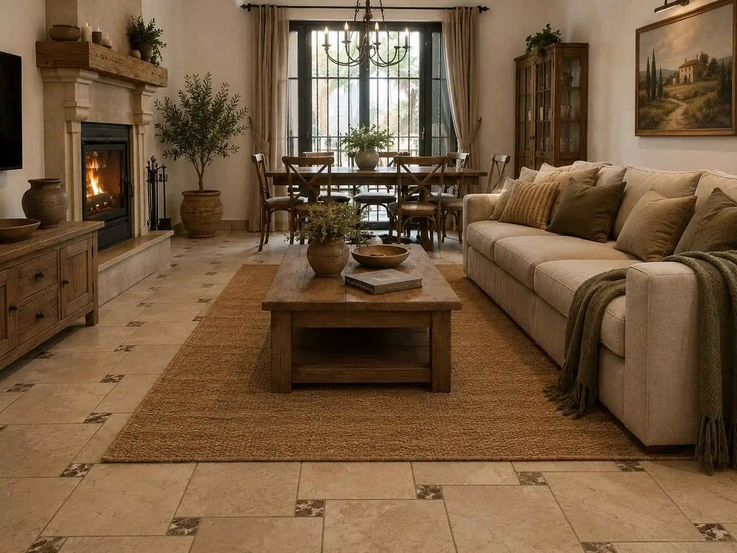 Sala de estar de Casa o chalet en venta en Chipiona con Aire acondicionado, Calefacción y Jardín privado