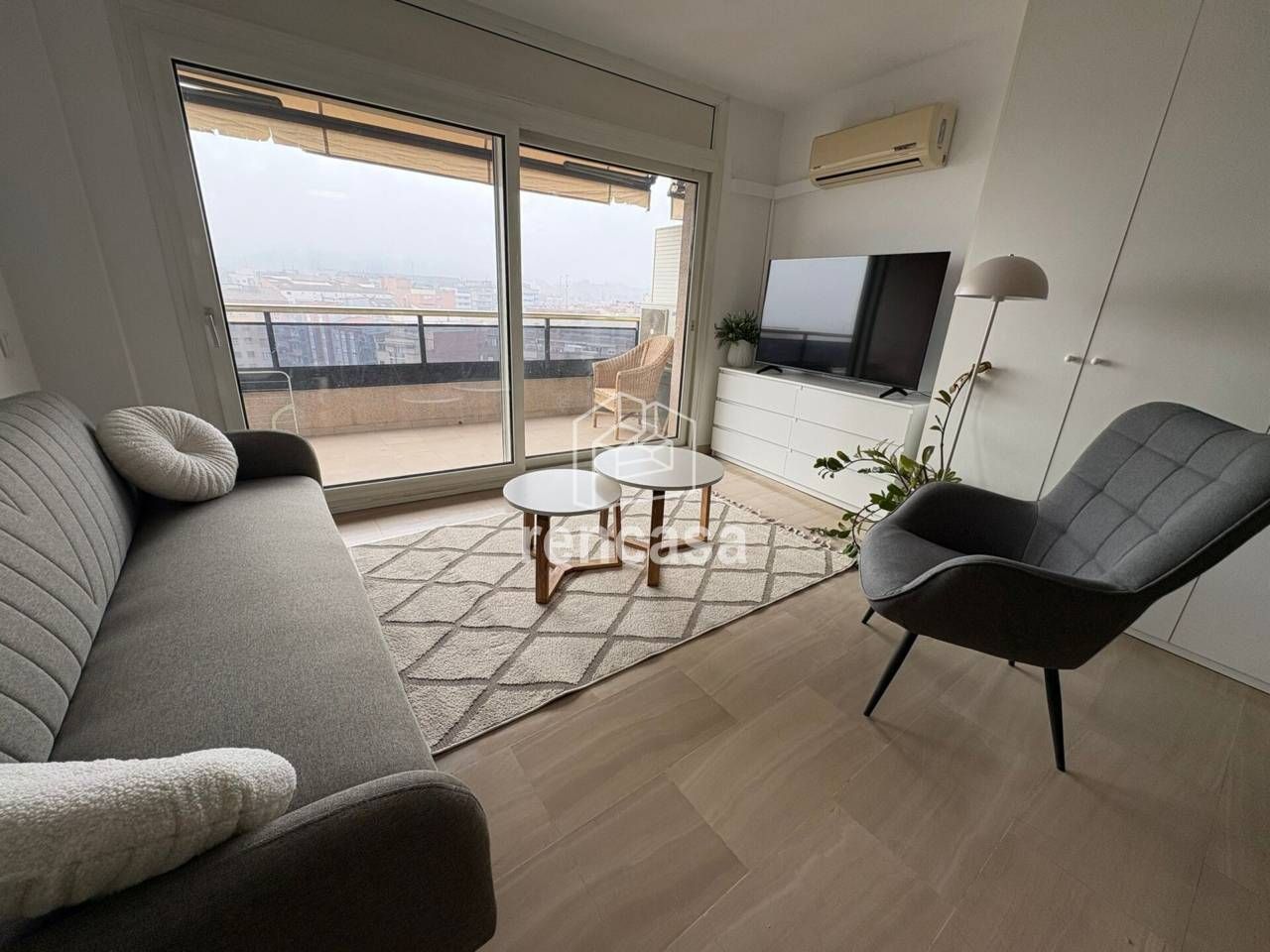 Sala d'estar de Dúplex en venda en  Lleida Capital amb Aire condicionat, Calefacció i Terrassa