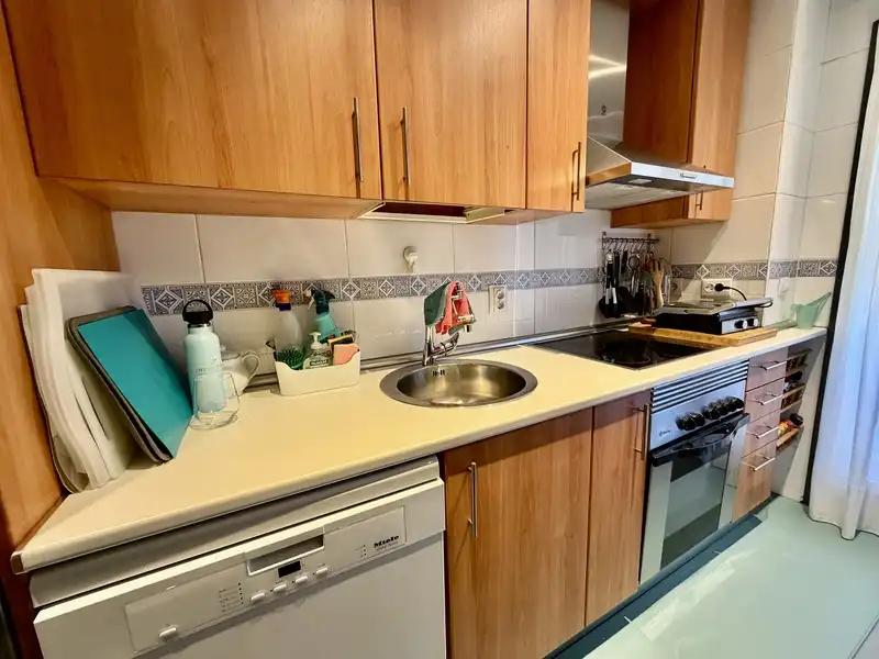 Cocina de Piso de alquiler en Madrid con Aire acondicionado, Calefacción y Jardín privado