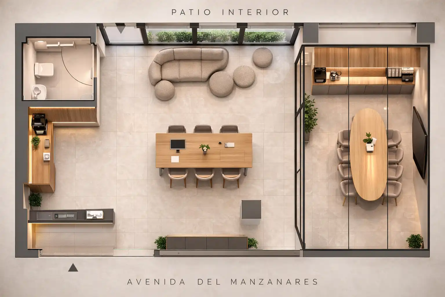 Terraza de Loft en venta en Madrid