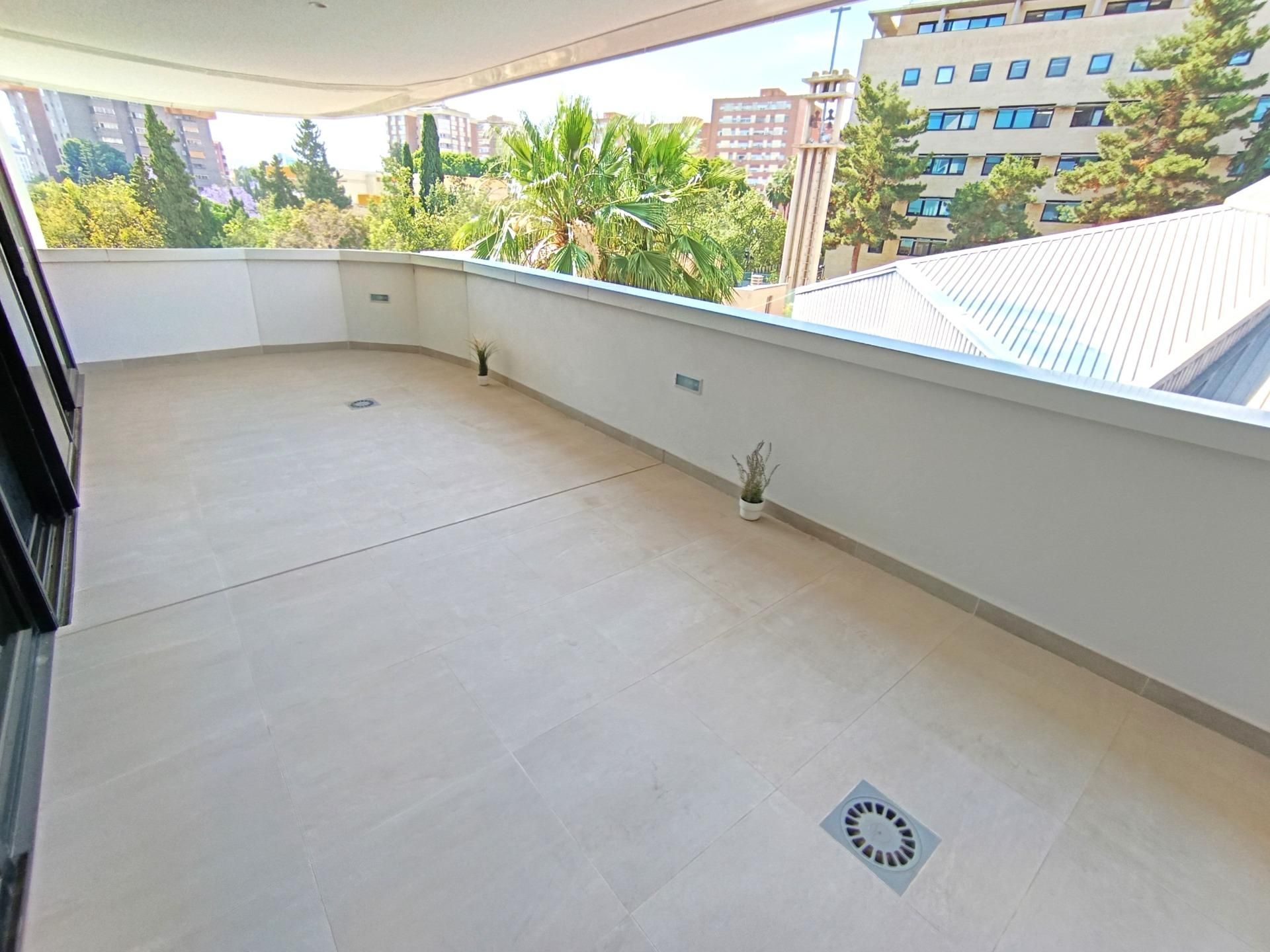 Terrace of Flat for sale in  Murcia Capital  with Heating, Private garden and Terrace