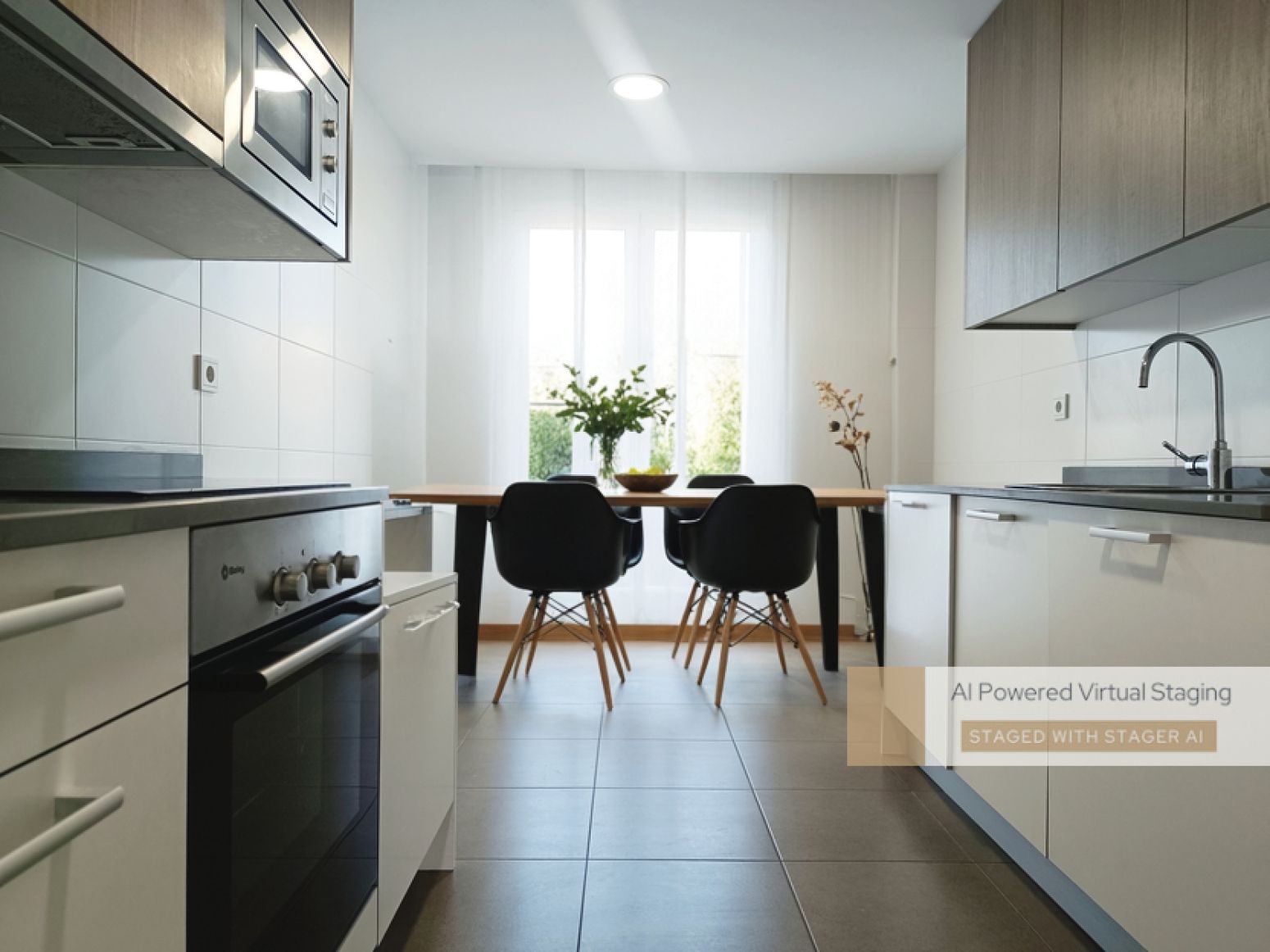 Kitchen of Flat for sale in Lardero  with Heating, Private garden and Parquet flooring