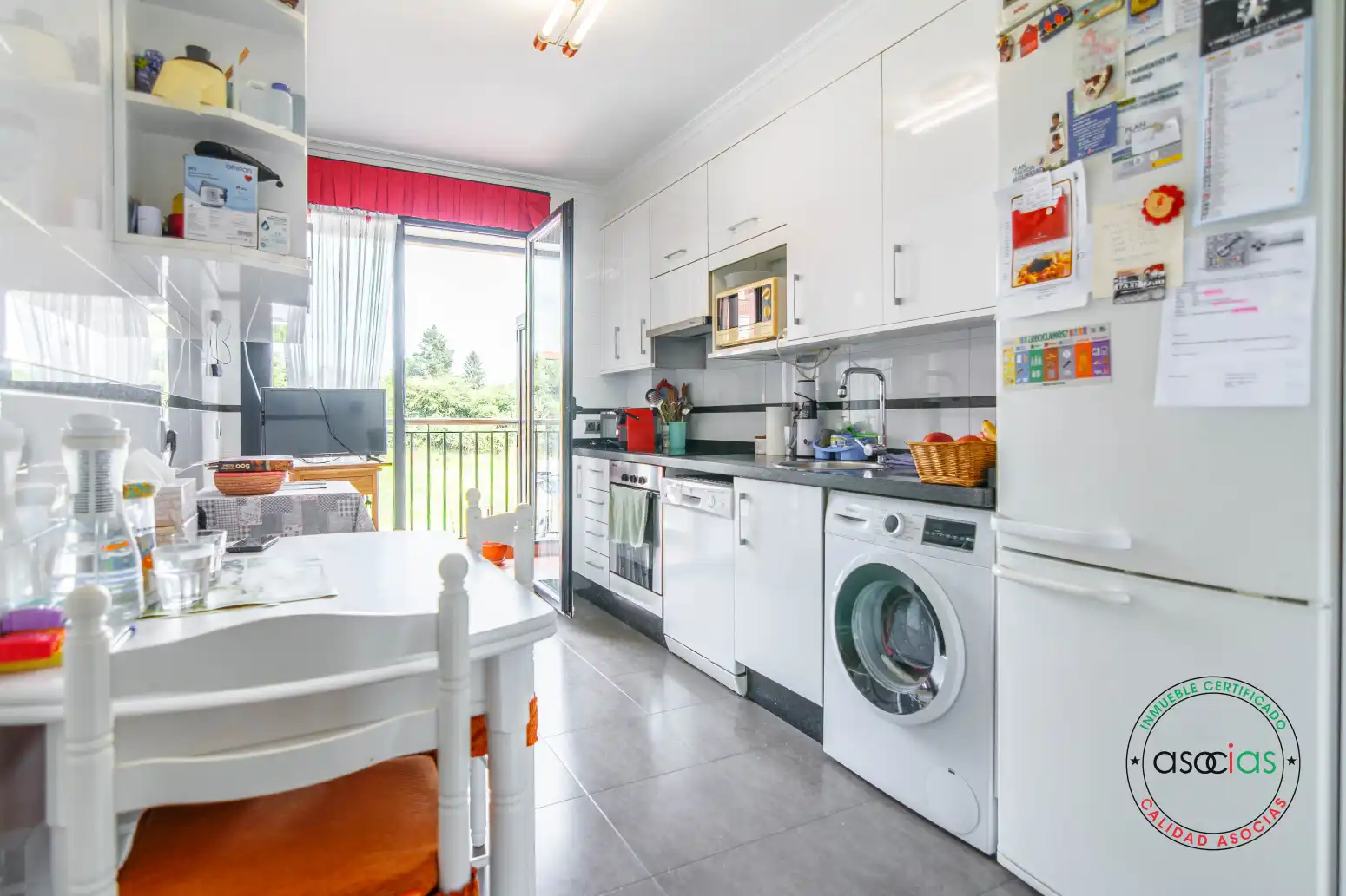 Kitchen of Flat for sale in Siero  with Heating, Terrace and Storage room