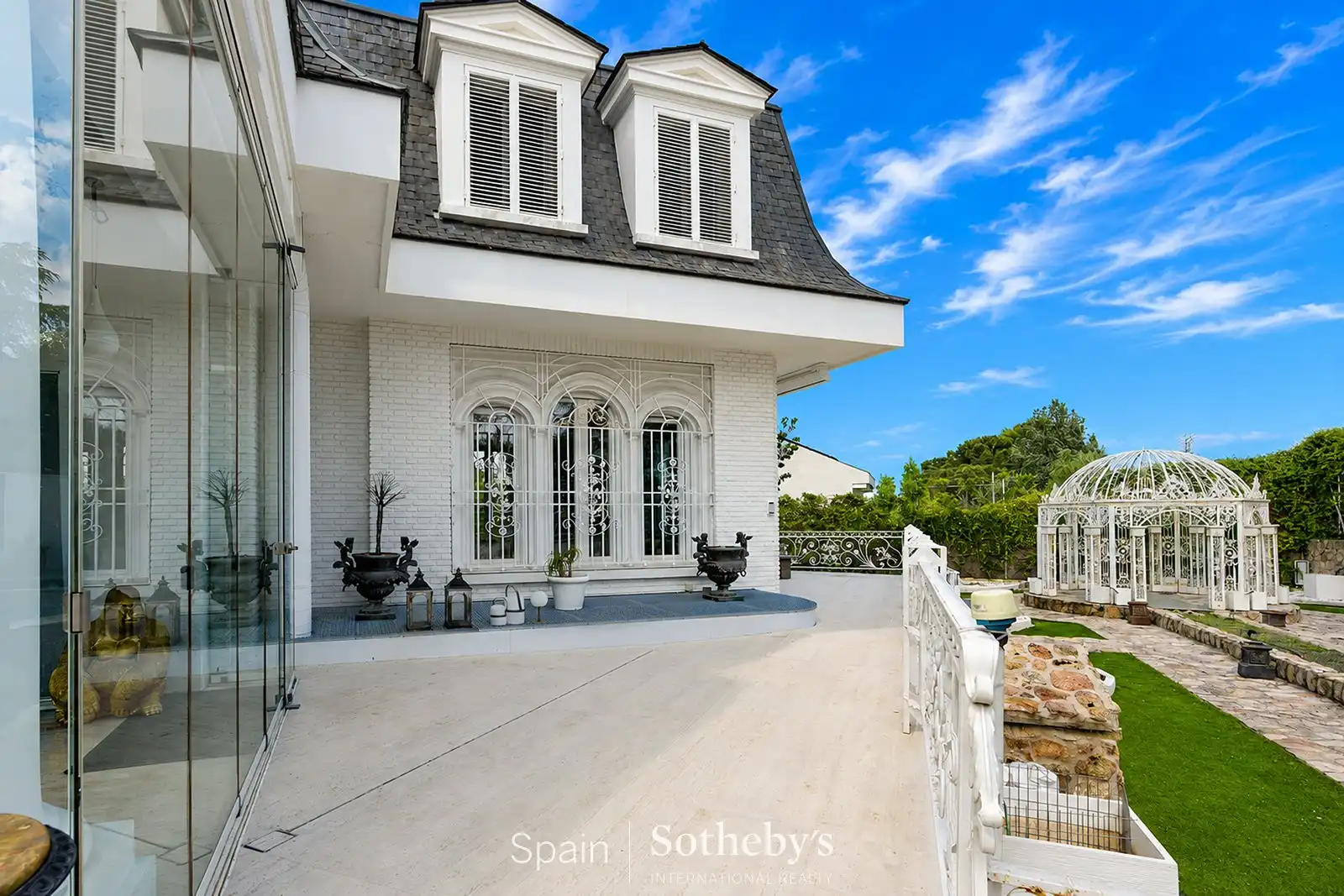Terraza de Casa o chalet en venta en Pozuelo de Alarcón con Aire acondicionado, Jardín privado y Terraza
