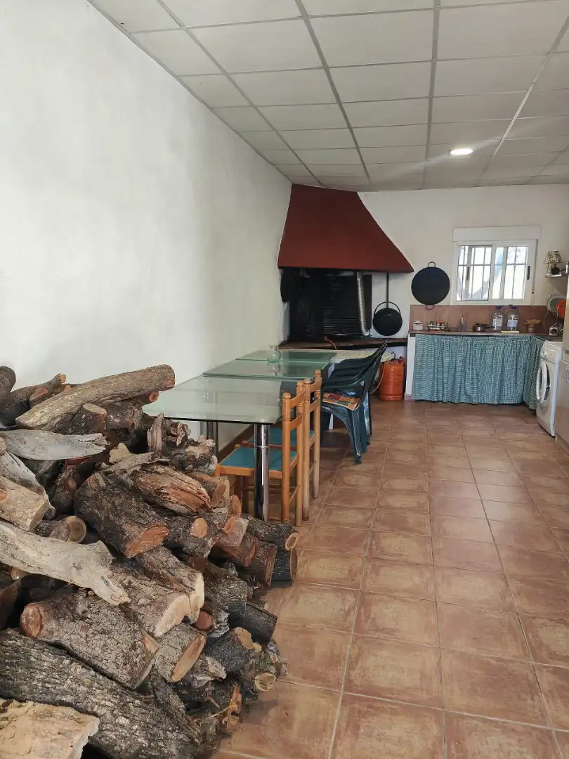 Cuina de Casa o xalet en venda en Yecla amb Jardí privat, Terrassa i Piscina
