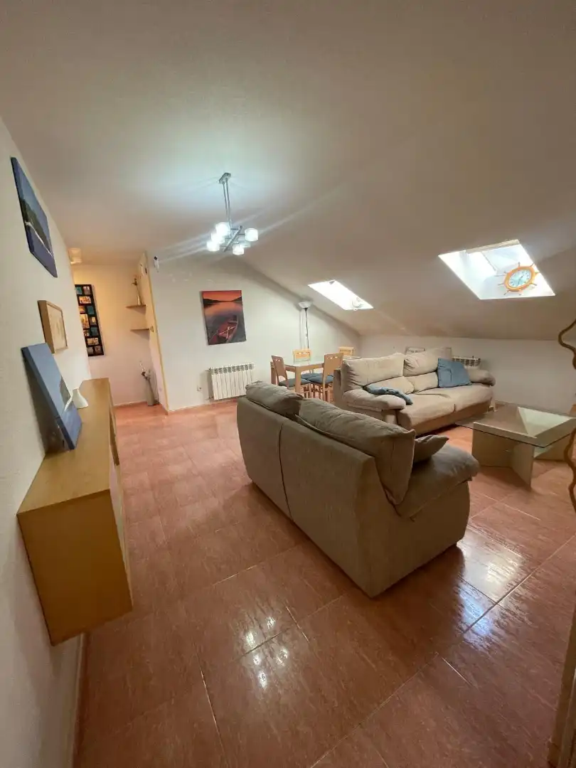 Living room of Flat for sale in El Álamo  with Heating, Furnished and Oven