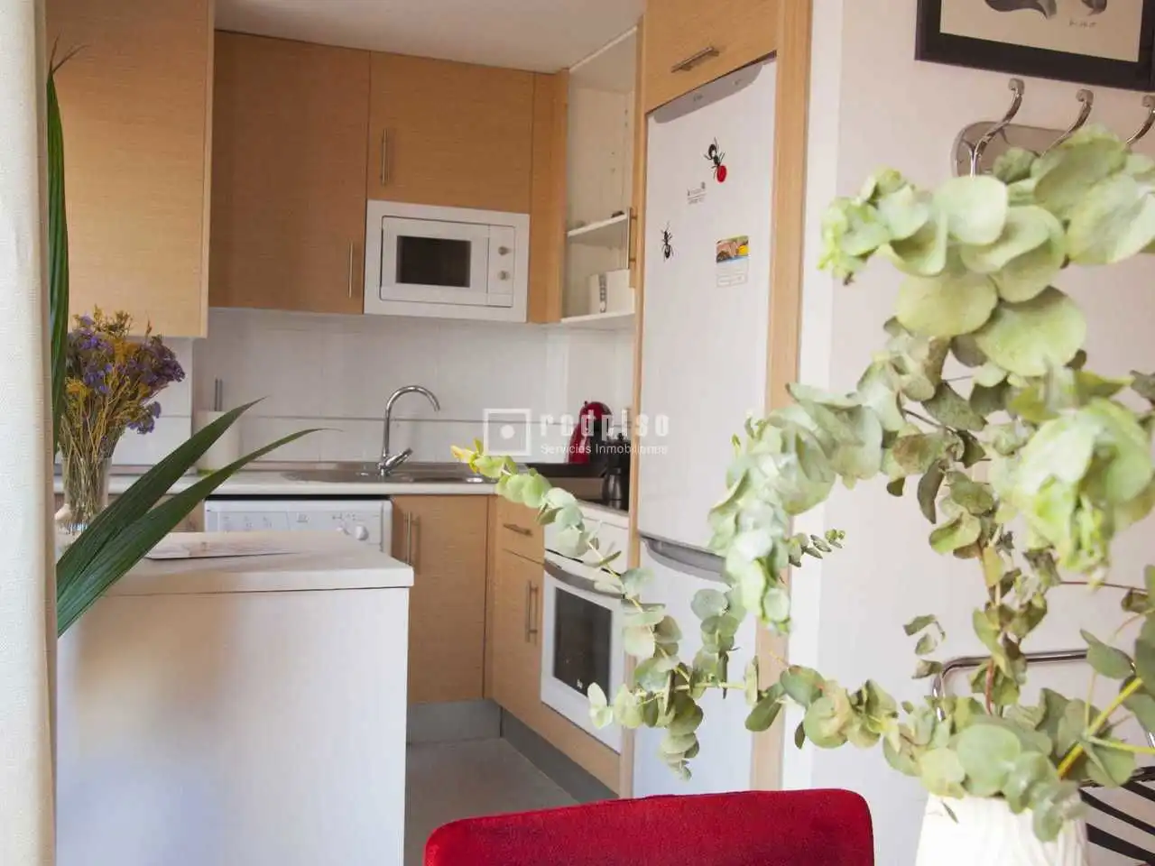 Cocina de Estudio en venta en Málaga con Aire acondicionado, Calefacción y Terraza