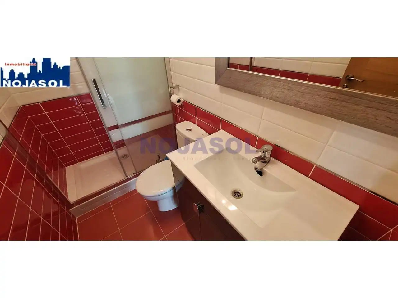 Bathroom of Flat for rent in Noja  with Heating, Terrace and Furnished