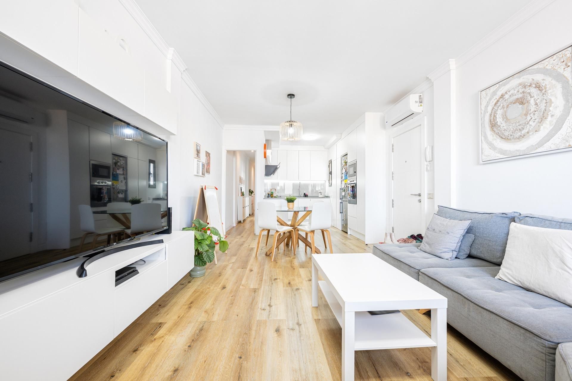 Living room of Flat for sale in Santa Lucía de Tirajana  with Air Conditioner, Storage room and Furnished