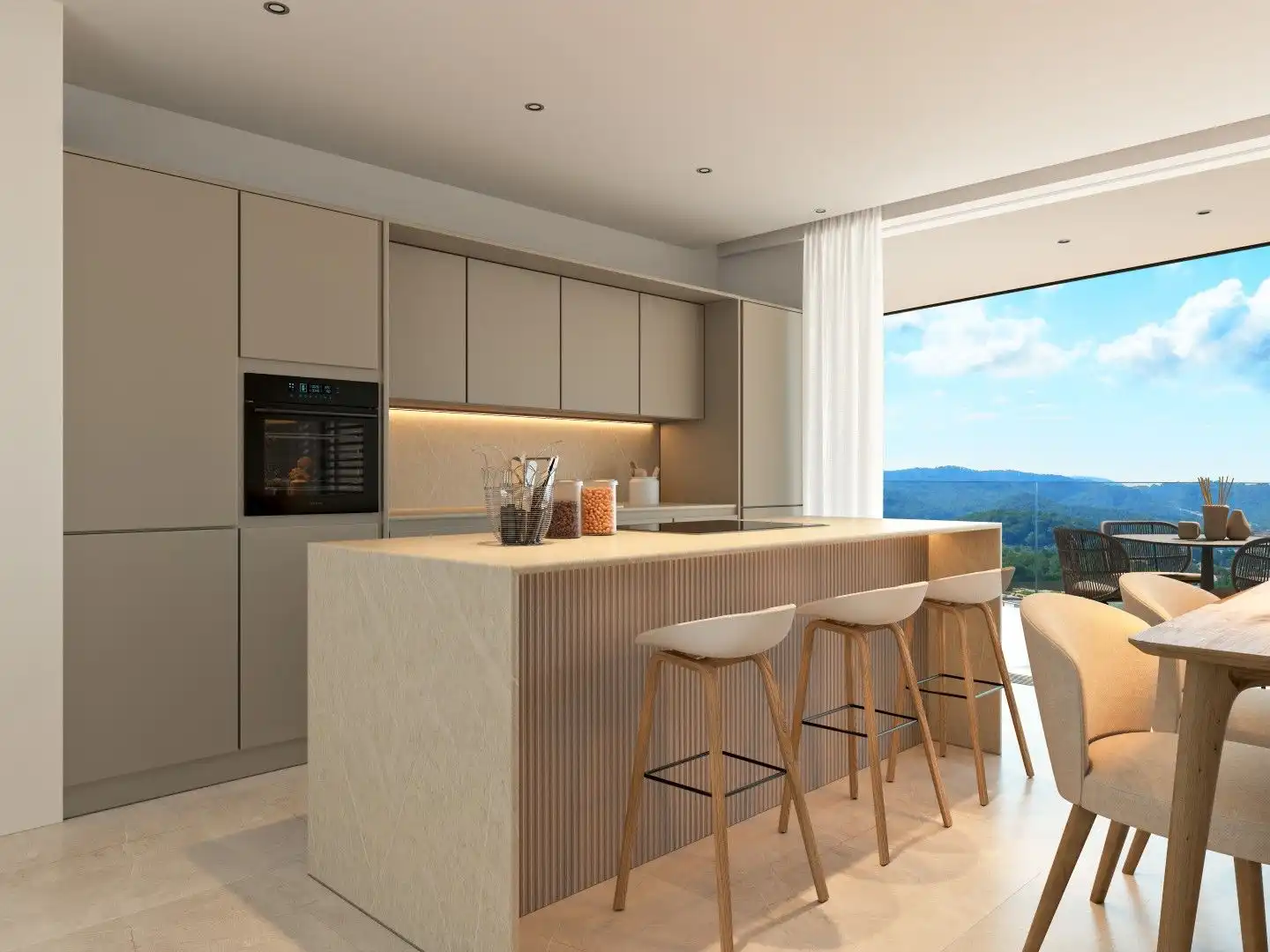 Cuina de Apartament en venda en Fígols amb Aire condicionat, Calefacció i Jardí privat