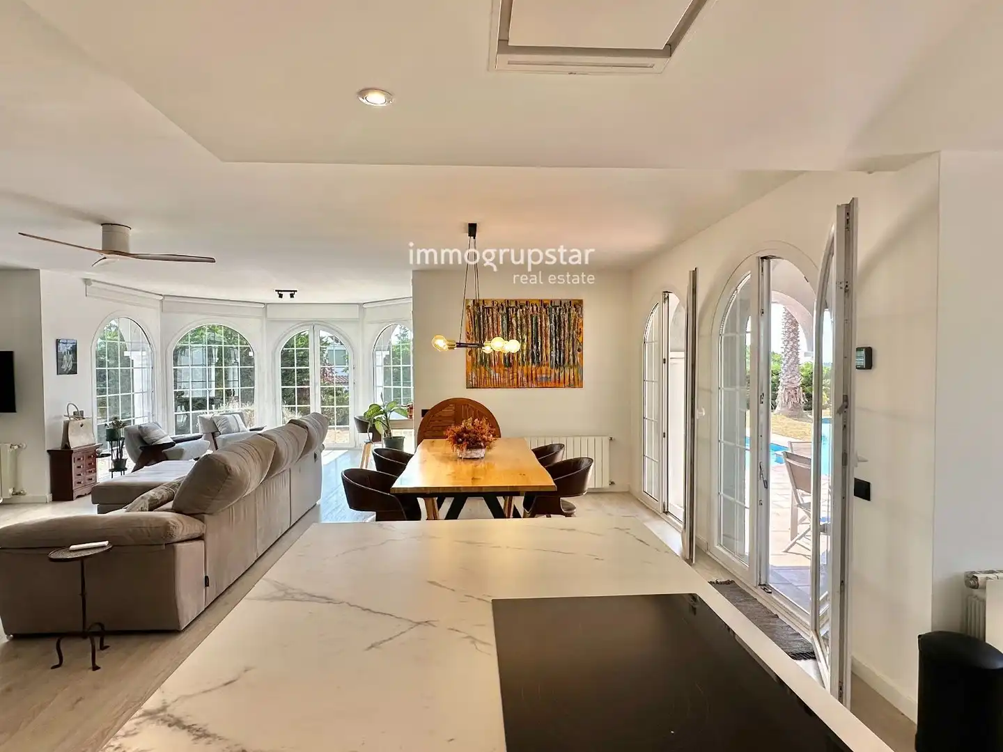 Comedor de Casa o chalet en venta en Calonge i Sant Antoni con Calefacción, Terraza y Piscina