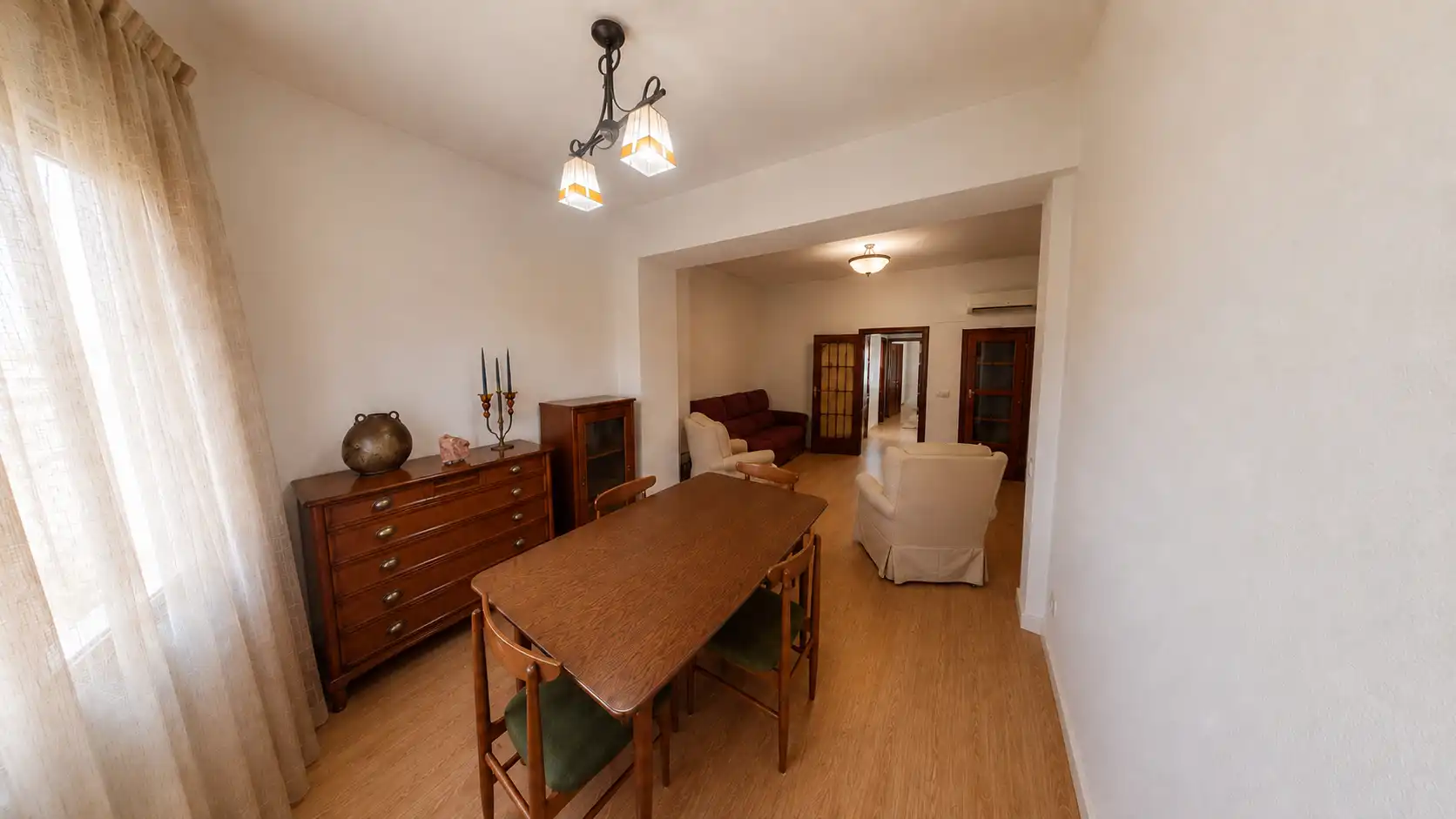 Wohnzimmer von Wohnung zur Miete in Alicante / Alacant mit Klimaanlage, Möbliert und Waschmaschine