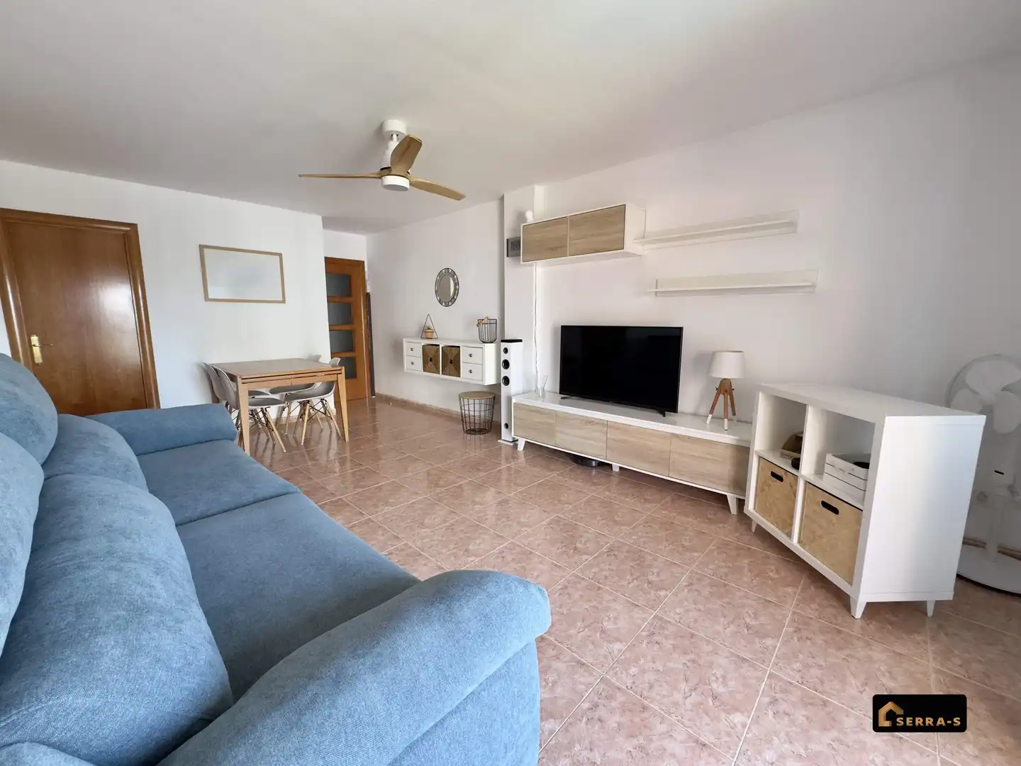 Sala d'estar de Pis en venda en Malgrat de Mar amb Jardí privat, Terrassa i Balcó
