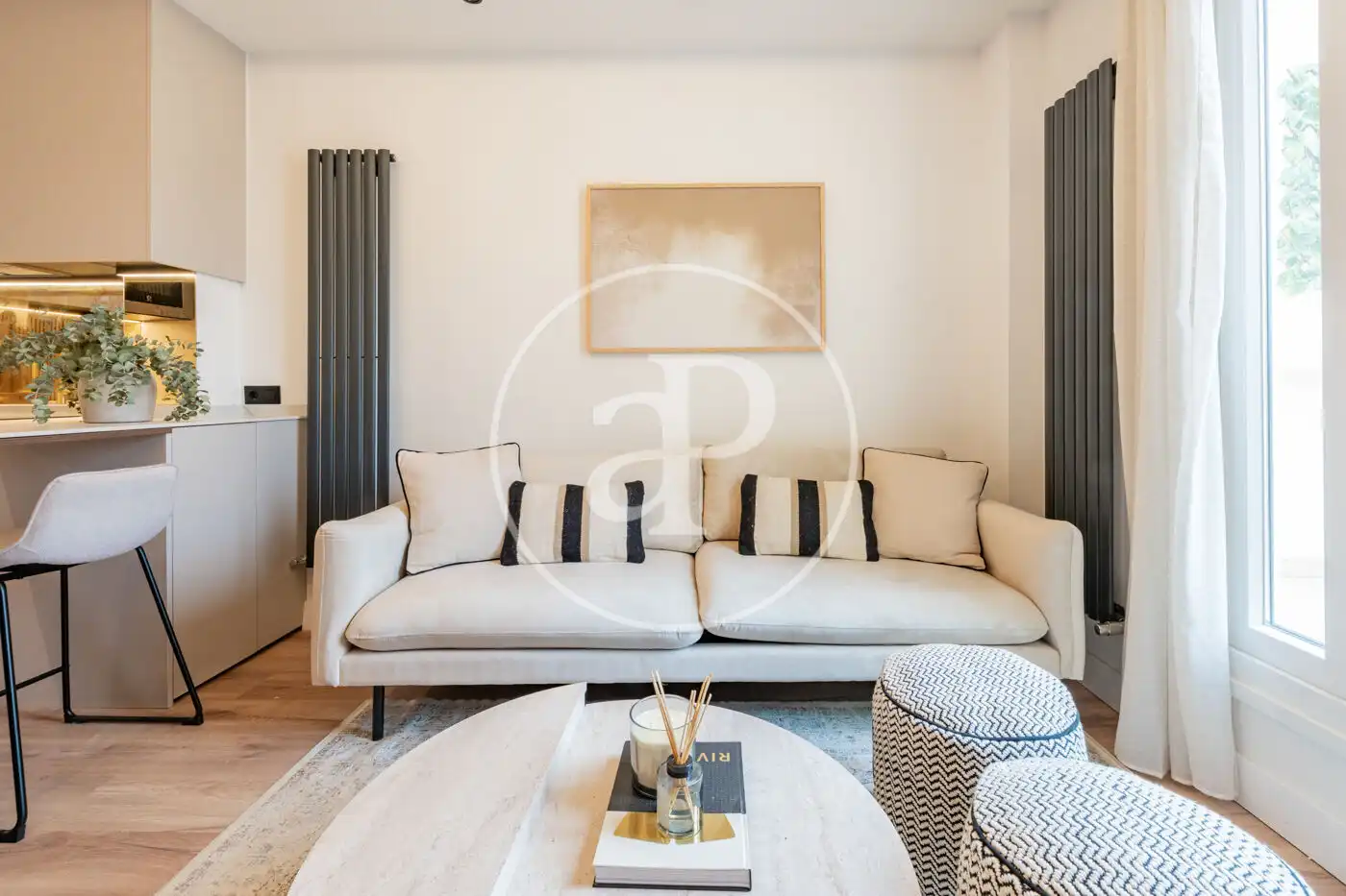 Sala de estar de Ático en venta en Madrid con Aire acondicionado, Calefacción y Terraza