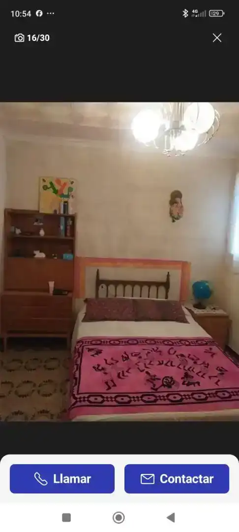 Schlafzimmer von Wohnung zur Miete in Jarafuel mit Balkon