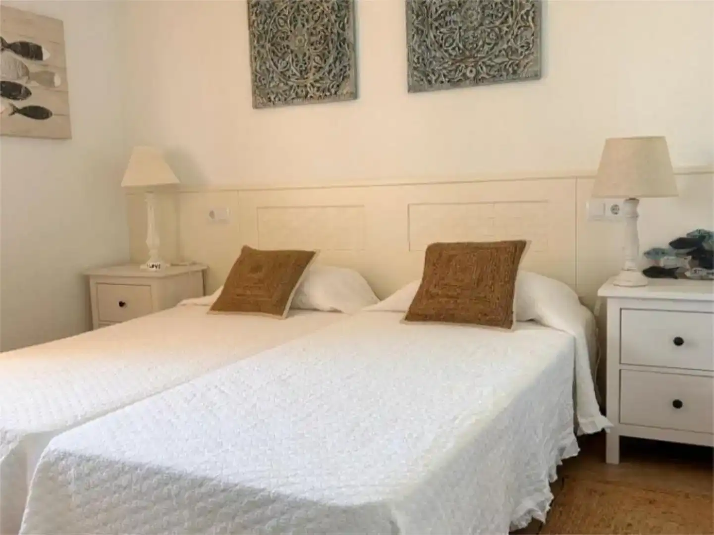 Schlafzimmer von Wohnung zur Miete in Mojácar mit Klimaanlage, Schwimmbad und Möbliert
