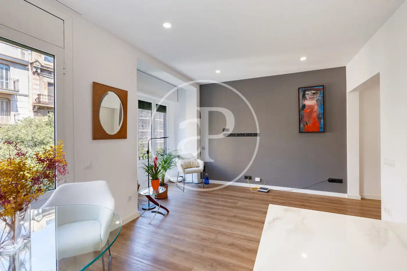 Sala de estar de Piso en venta en Barcelona con Aire acondicionado y Calefacción