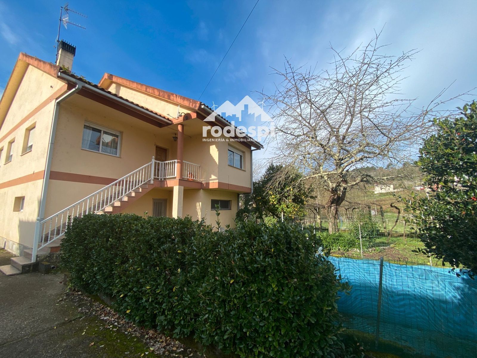 Exterior view of House or chalet for sale in Crecente  with Heating, Storage room and Swimming Pool