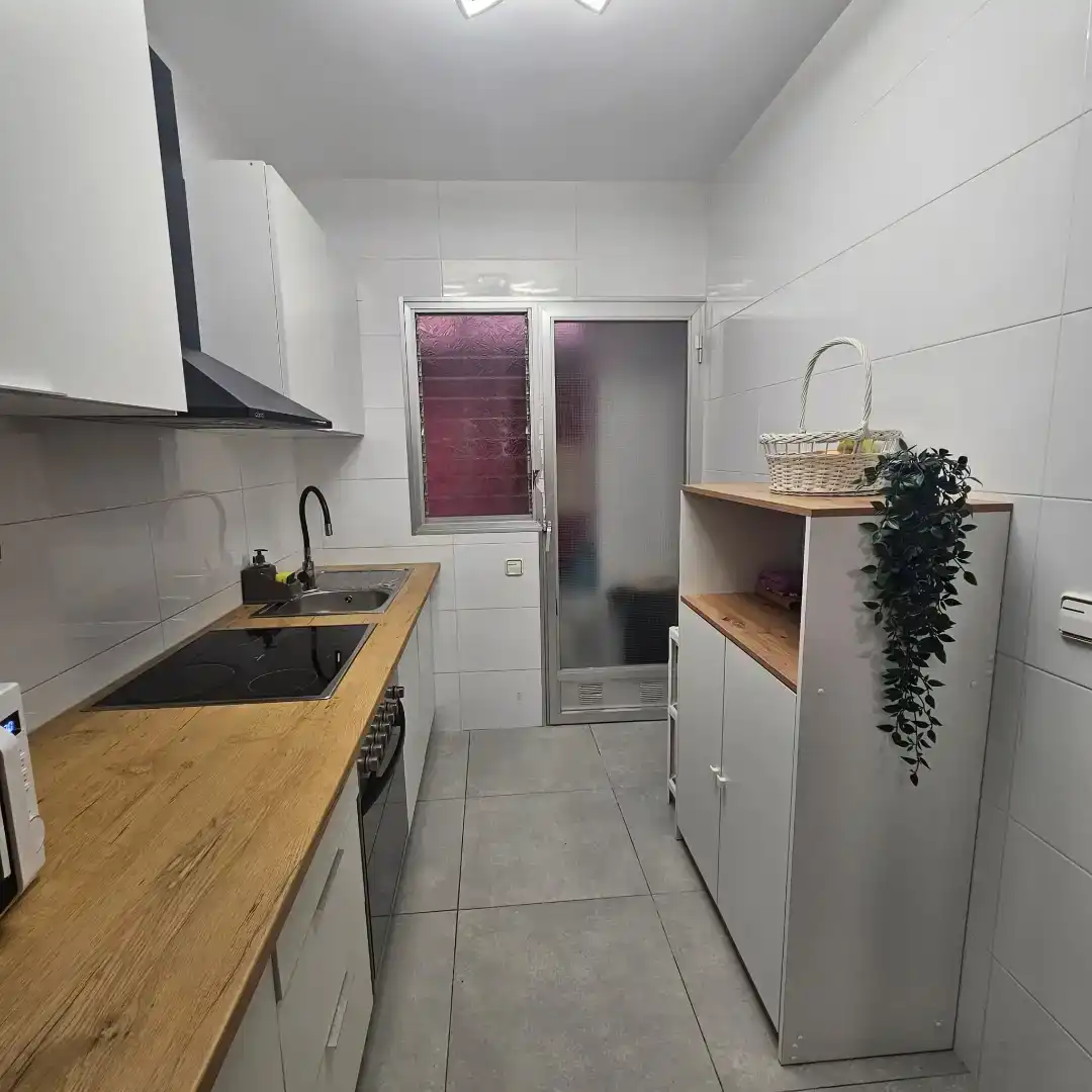 Kitchen of Flat for sale in Elda  with Air Conditioner, Storage room and Furnished