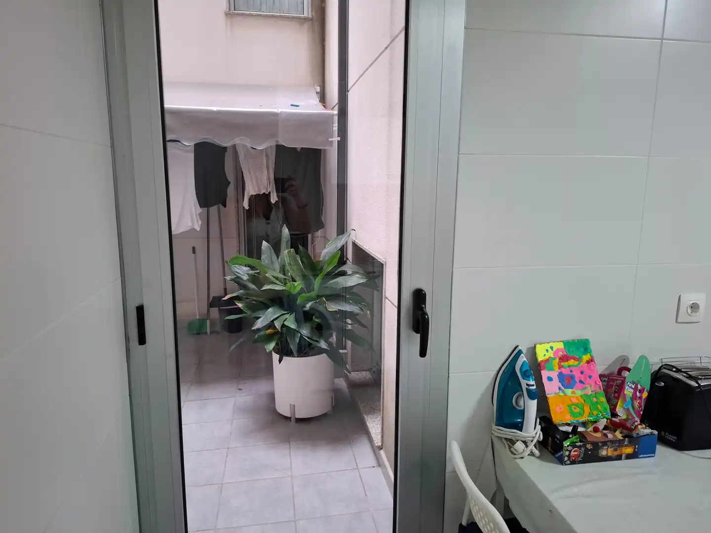 Balcony of Flat for sale in Viveiro  with Heating, Storage room and Furnished