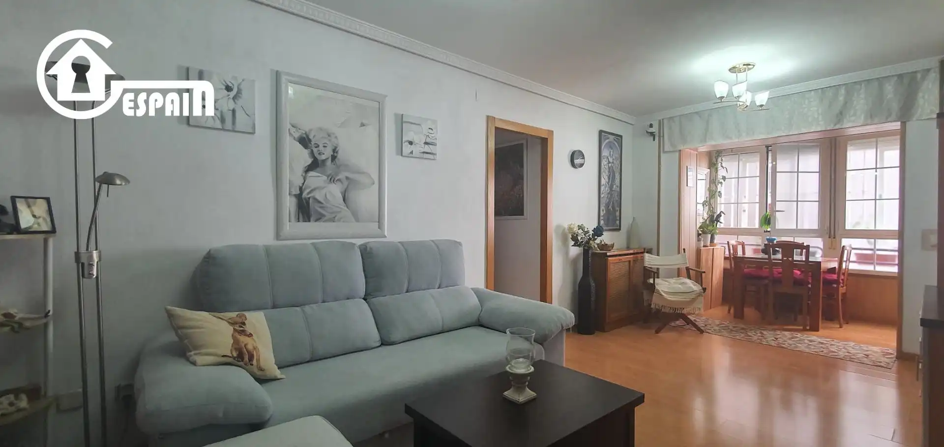 Sala d'estar de Pis en venda en Madrid amb Aire condicionat, Calefacció i Jardí privat