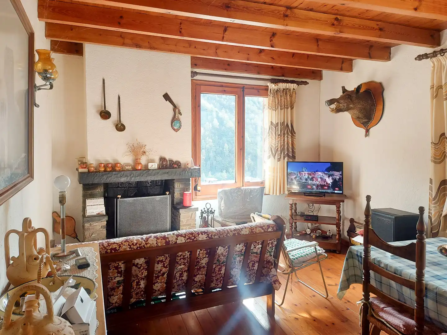 Sala de estar de Casa o chalet en venta en Setcases con Calefacción y Terraza