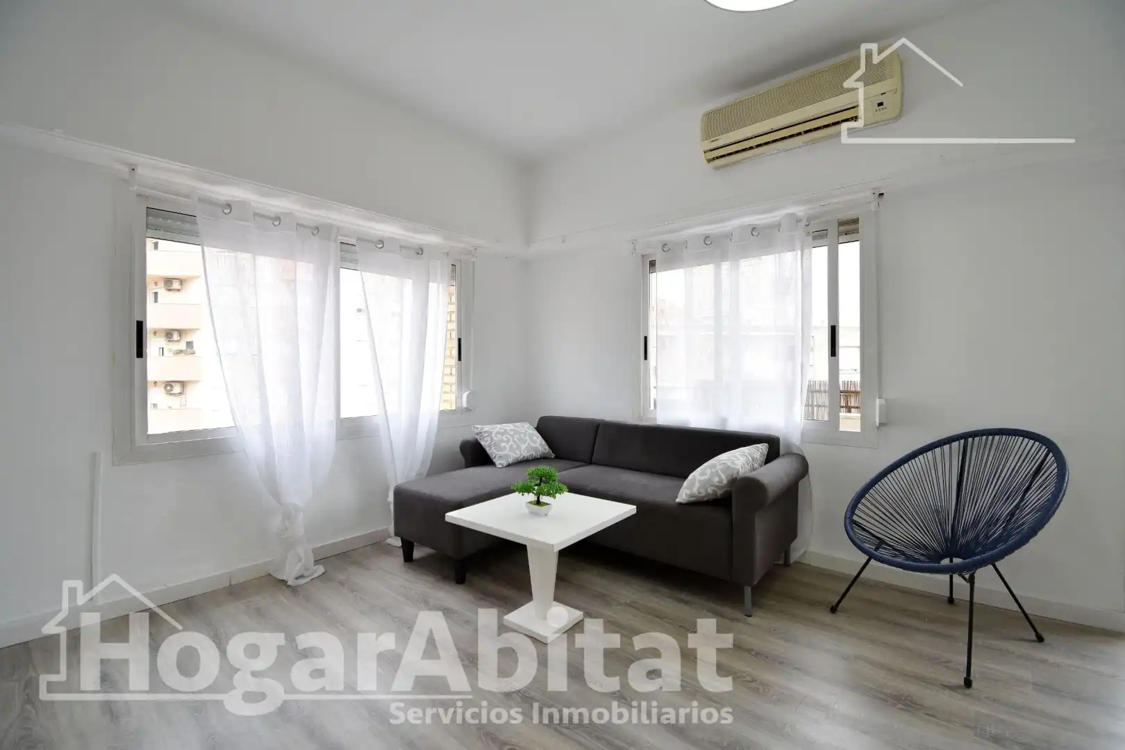 Living room of Flat for sale in Dénia  with Air Conditioner, Heating and Terrace
