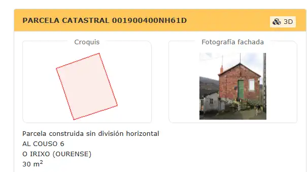 Finca rústica en venda en O Irixo amb Moblat