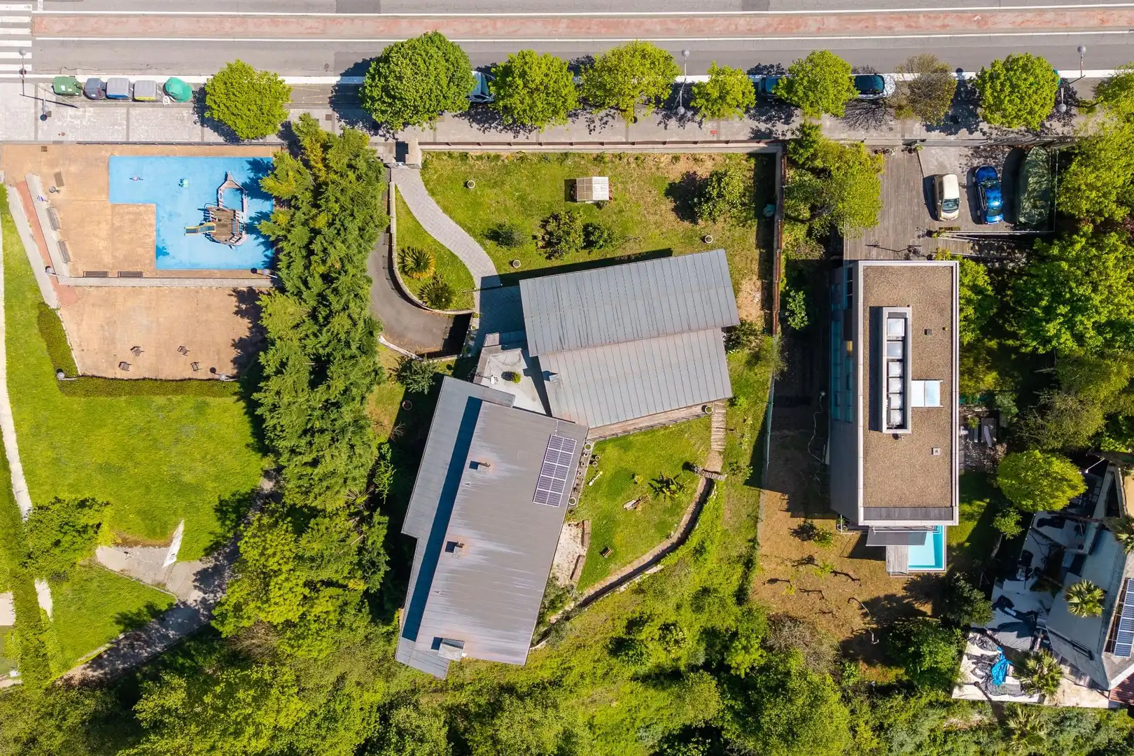 Vista exterior de Casa adosada en venta en Donostia - San Sebastián  con Calefacción, Jardín privado y Terraza