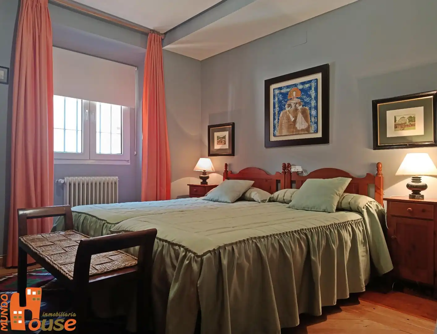 Schlafzimmer von Wohnung zum Verkauf in Real Sitio de San Ildefonso mit Heizung und Balkon