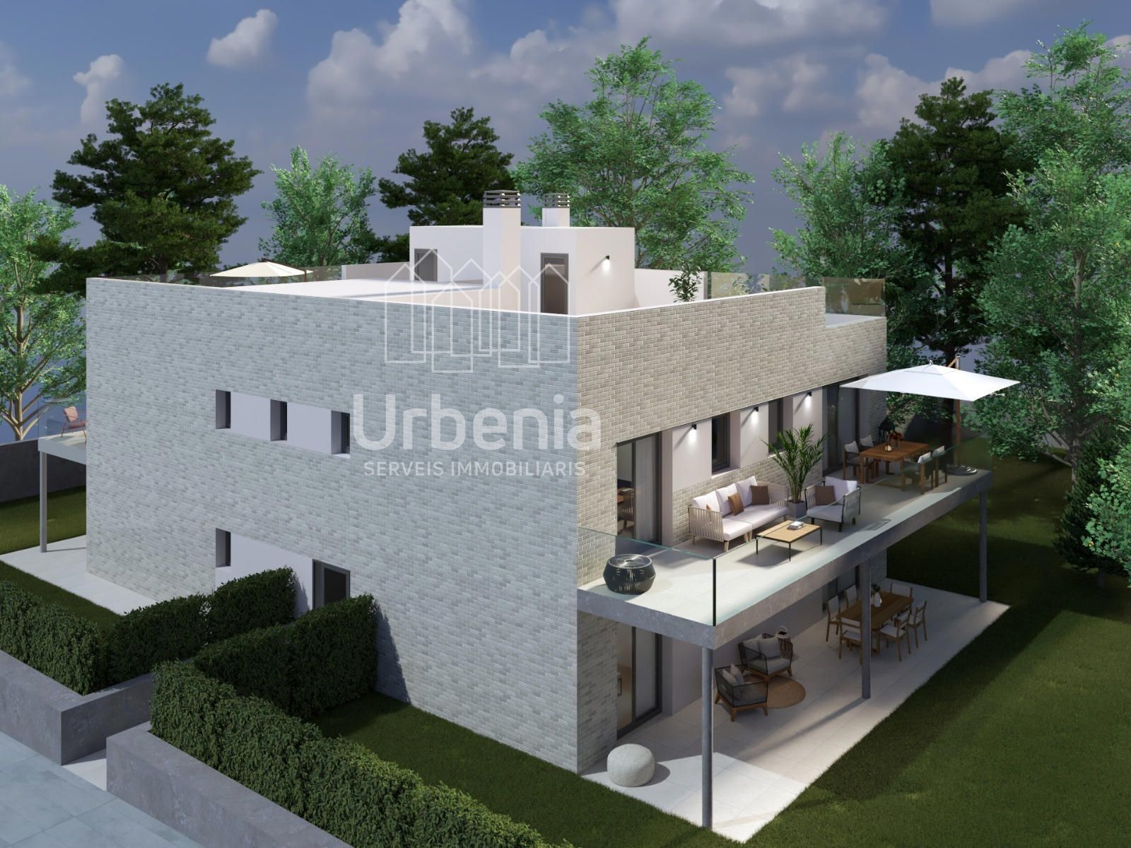 Garden of Attic for sale in Arenys de Mar  with Air Conditioner, Heating and Terrace