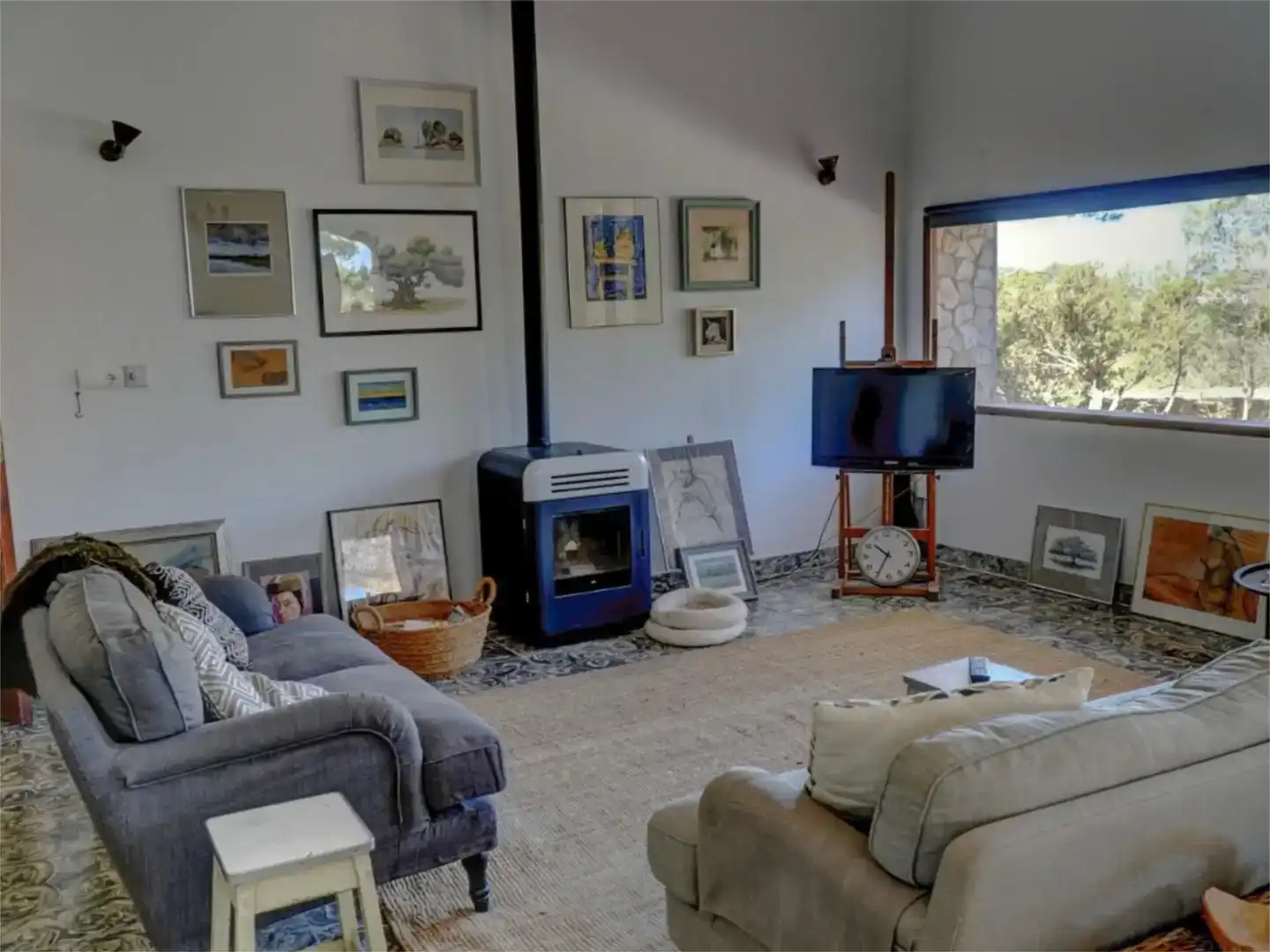 Sala d'estar de Finca rústica en venda en Formentera, Illes Balears