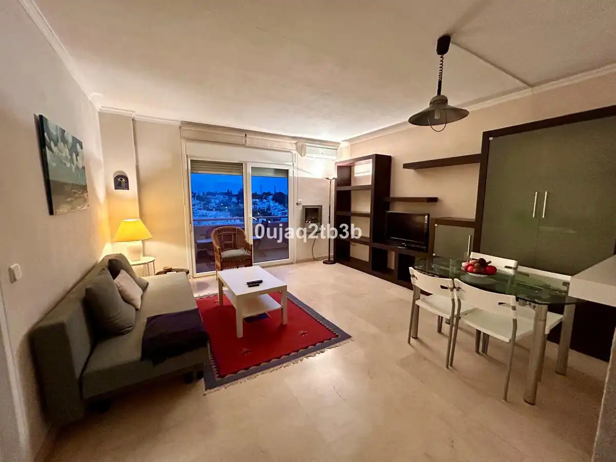 Living room of Apartments for sale in Estepona  with Air Conditioner, Terrace and Community pool