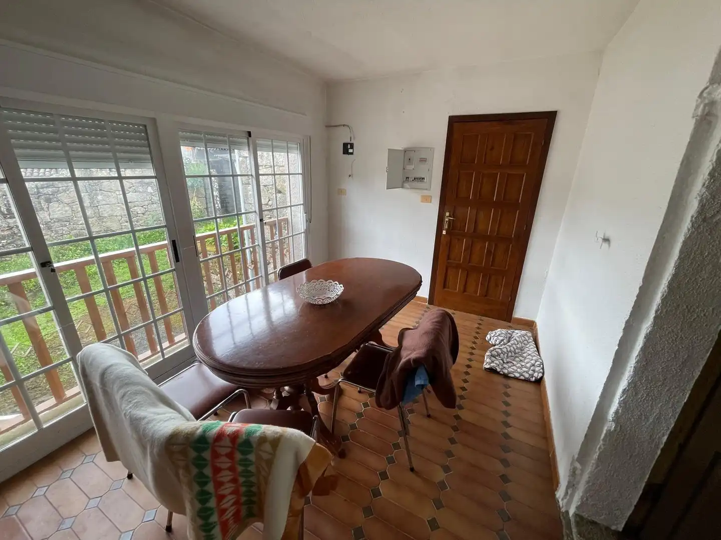 Dining room of Houses for sale in Cortegada  with Private garden, Terrace and Balcony