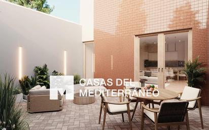 Terrassa de Casa adosada en venda en La Pobla de Farnals amb Aire condicionat, Terrassa i Balcó