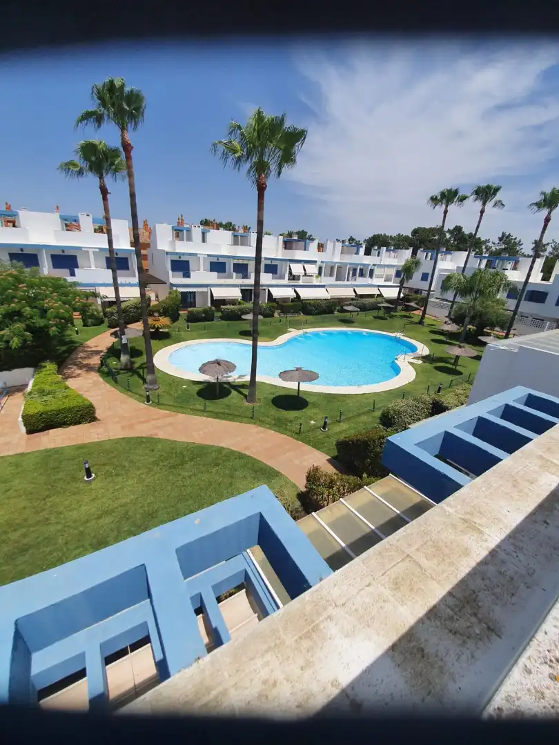 Jardín de Casa adosada en venta en Islantilla con Terraza, Amueblado y Lavadora