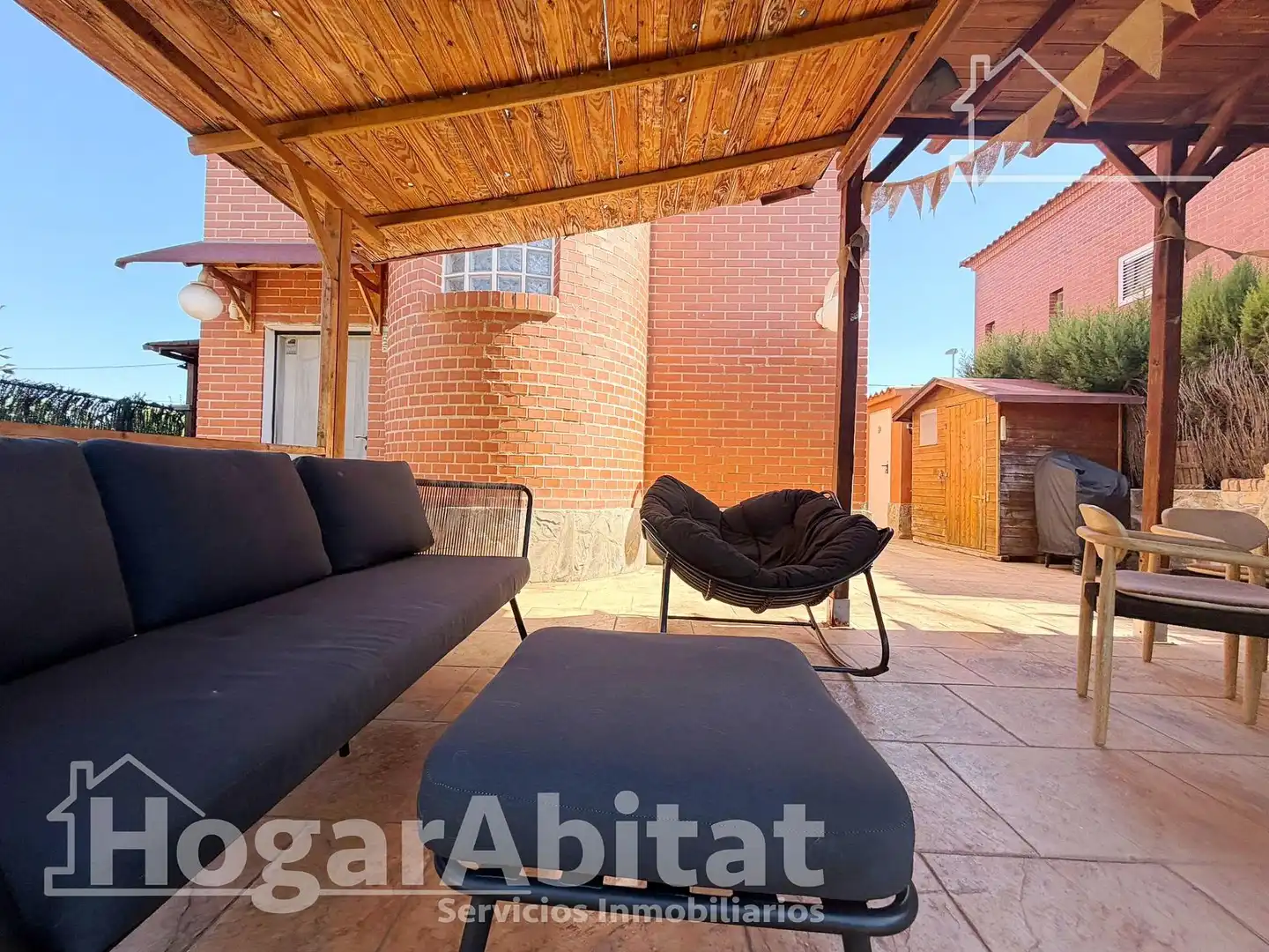 Terrace of Houses for sale in Moncada  with Air Conditioner, Heating and Private garden