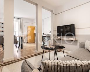 Living room of Apartment to rent in  Madrid Capital  with Air Conditioner, Heating and Furnished