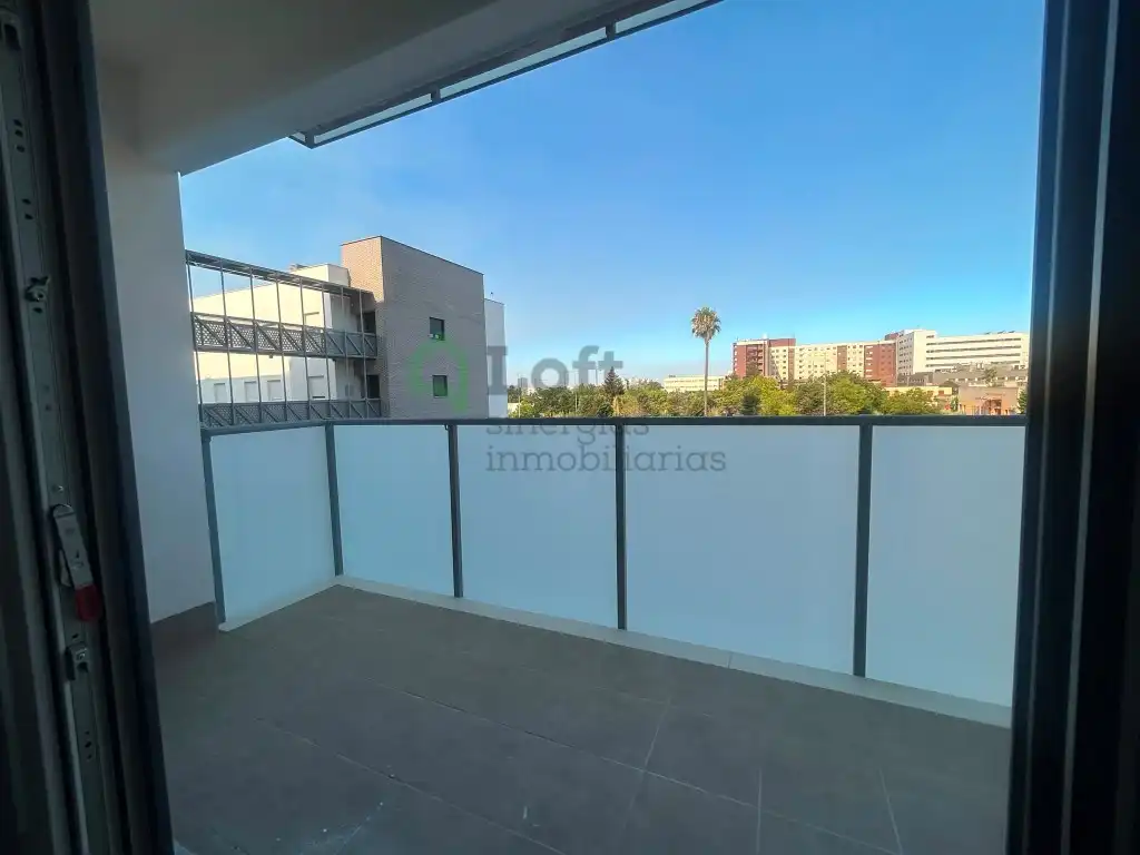 Terrassa de Apartament de lloguer en Badajoz amb Terrassa i Piscina comunitària
